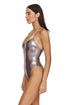 Gottex Flirtt Moonlight Layered V-Neck One Piece